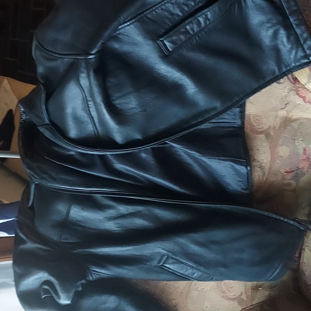 Dockers leather jacket Medium